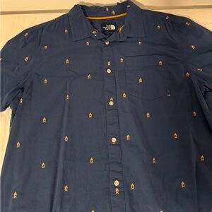 North Face Short Sleeve Button Up Shirt